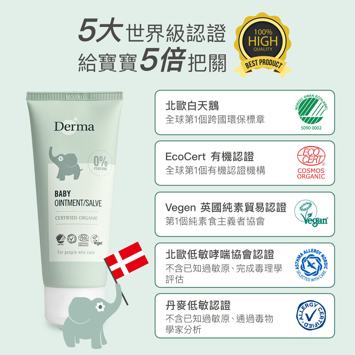 Derma Baby Ointment 寶寶有機舒敏萬用膏 (100 ml)