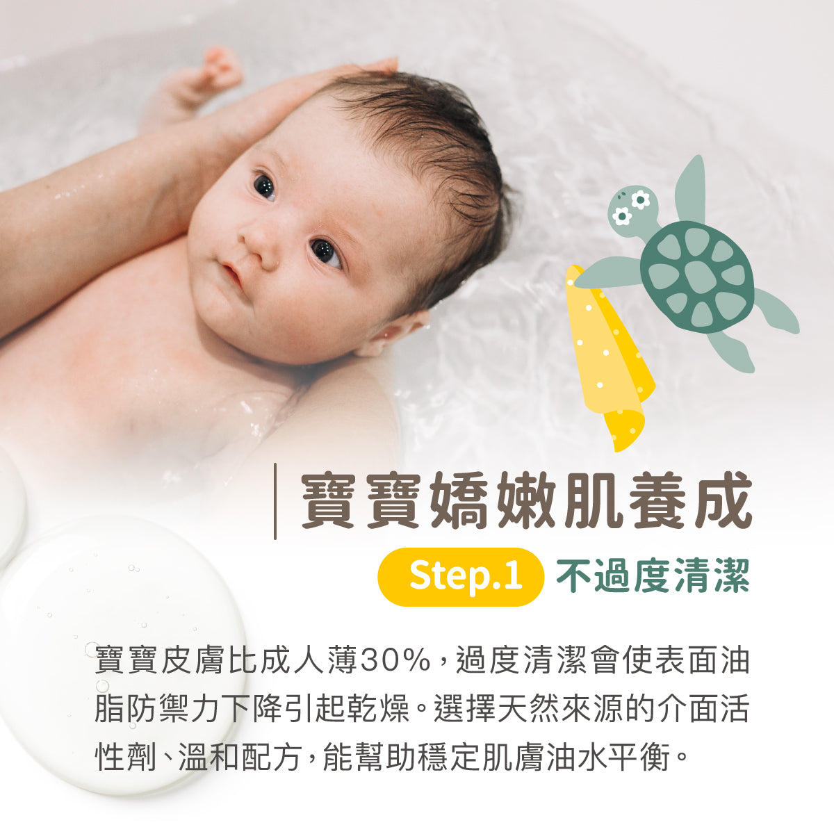Derma Baby shampoo/bath with pump寶寶有機水嫩洗髮沐浴露  (500 ml)
